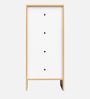 Trudo  10 Pair Shoe Cabinet In Oak & White finish