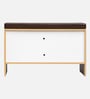 Trudo Modular 12 Pair Shoe Cabinet With Seating In Oak & White finish