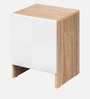 Trudo 6 Pair Shoe Cabinet In Oak & White finish