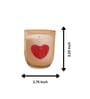 True Love Heart Candle And Card Gift Set
