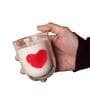 True Love Heart Candle And Card Gift Set