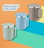 Blue Plastic Insulated 400 ml Coffee Mug
