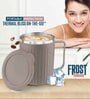 Brown Plastic Insulated 400 ml Coffee Mug