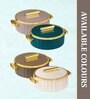 Grey Plastic & Stainless Steel Food Grade Thermoware 2000 ml Casserole