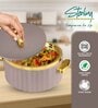 Grey Plastic & Stainless Steel Food Grade Thermoware 3500 ml Casserole