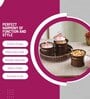 Brown & Rose Gold  Plastic (Set of 4) Condiment Set with Tray