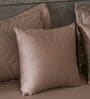 Truffle Taupe 300TC 100% Cotton Solid & Quilted Double Bedding Set