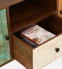 Trumbauer Solid Wood TV Console In Distress Finish For TVs Up To 43"