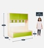 Optima Kids Sofa cum Bed in Green Colour with Box Storage