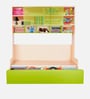 Optima Kids Sofa cum Bed in Green Colour with Box Storage