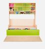 Optima Kids Sofa cum Bed in Green Colour with Box Storage