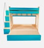 Multi Flexi Bunk Bed in Sky Blue Colour with Sofa Cum Bed With Box Storage