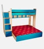 Multi Flexi Bunk Bed in Sky Blue Colour with Sofa Cum Bed With Box Storage