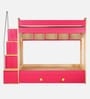 Multi Flexi Bunk Bed in Pink Colour with Drawer Storage