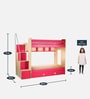 Multi Flexi Bunk Bed in Pink Colour with Drawer Storage