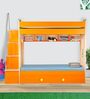 Multi Flexi Bunk Bed in Orange Colour with Drawer Storage