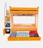 Multi Flexi Bunk Bed in Orange Colour with Drawer Storage