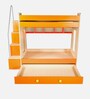 Multi Flexi Bunk Bed in Orange Colour with Drawer Storage