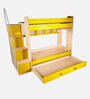 Multi Flexi Bunk Bed in Yellow Colour with Drawer Storage