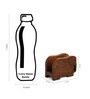 Trunk-ed Bunk Hand- Carved Brown Sheesham Wood Napkin Holder
