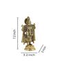 Trupati Balaji Gold Brass Idol
