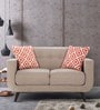 Urban Living Truro Fabric 2 Seater Sofa in Beige Colour