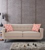 Urban Living Truro Fabric 3 Seater Sofa in Beige Colour