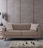 Urban Living Truro Fabric 3 Seater Sofa in Brown Colour