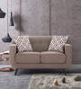 Urban Living Truro Fabric 2 Seater Sofa in Brown Colour