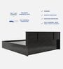 Tsukiko Queen Size Bed in Wenge Finish with Storage
