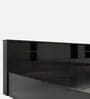 Tsukiko Queen Size Bed in Wenge Finish with Storage