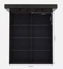 Tsukiko Queen Size Bed in Wenge Finish with Storage
