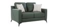 Tuscon Half Leather 2 Seater Sofa in Exotica forest Green colour