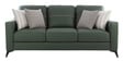 Tuscon Half Leather 3 Seater Sofa in Exotica forest Green colour