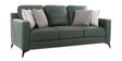 Tuscon Half Leather 3 Seater Sofa in Exotica forest Green colour