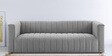 Tuxedo Fabric Premium 3 Seater Sofa in Grey Colour