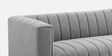 Tuxedo Fabric Premium 3 Seater Sofa in Grey Colour