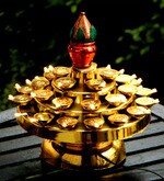 rotating diya stand