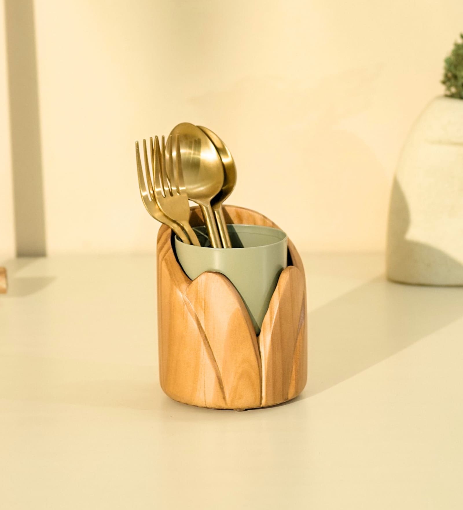 Tulip Cutlery Holder | Spoon Holder Cutlery jar