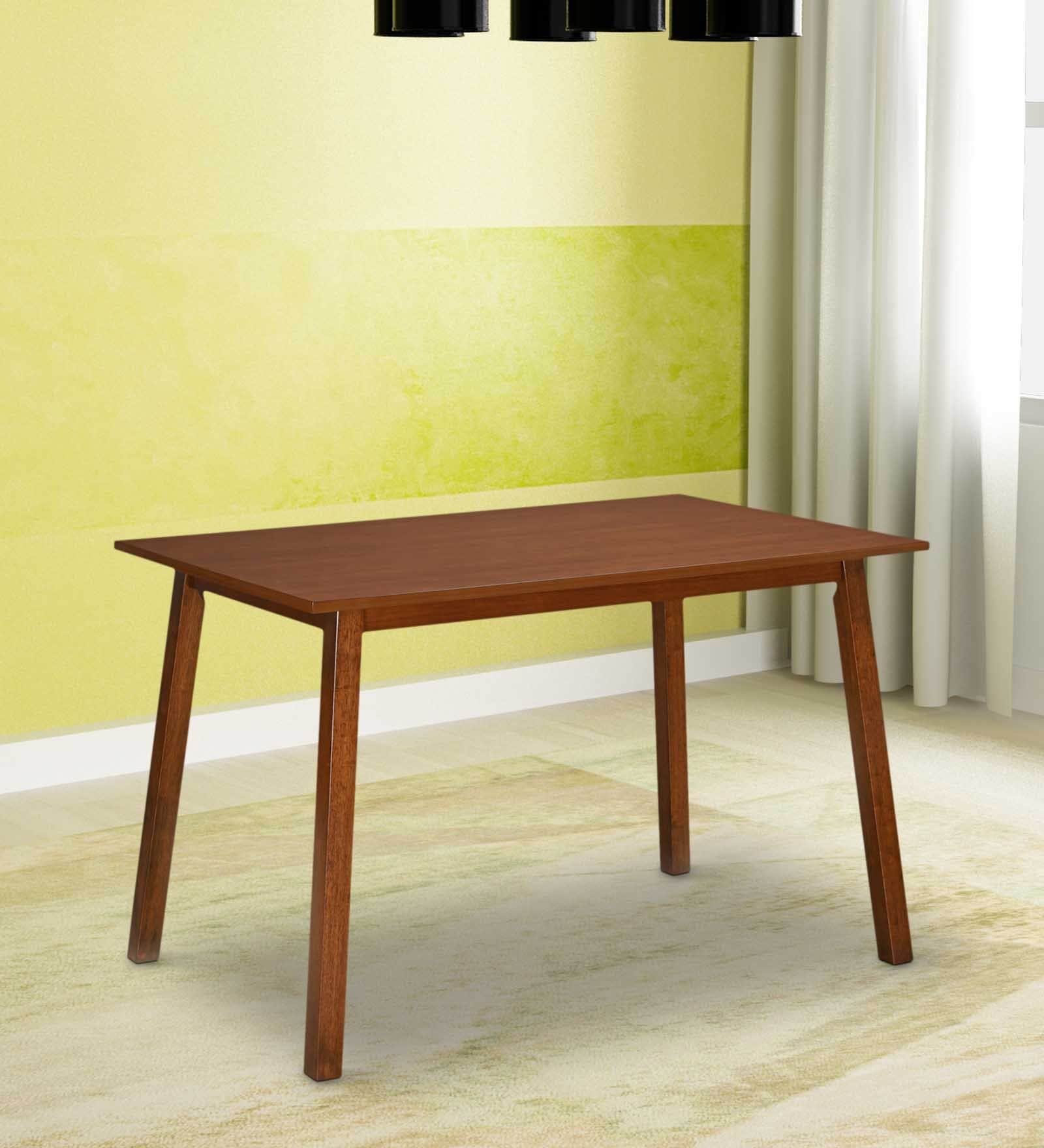 Buy Tune 4 Seater Dining Table in Walnut Finish at 55 OFF by Nilkamal