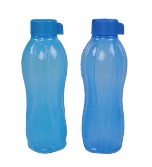 Tupperware 1 Litre Water Bottle (Set Of 2 Bottles) - Round Shaped ...