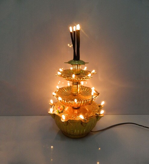 Buy Gold Plastic Decorative Light By Tu Casa Online Decorative