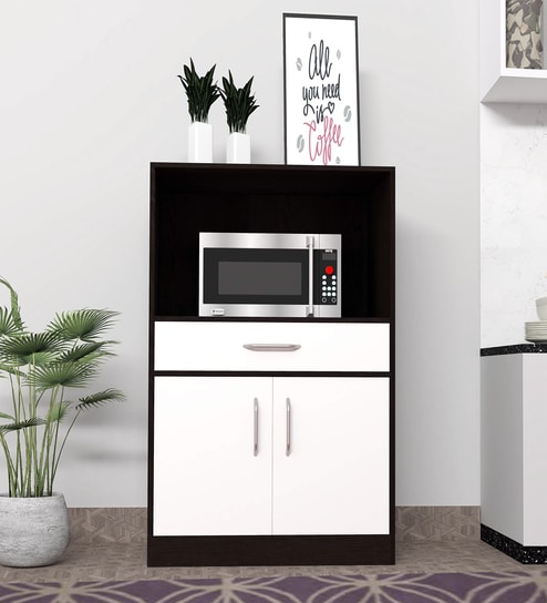 Tulip Kitchen Cabinet in Dark Wenge Colour