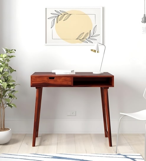 Tunis Writing Table In Honey Finish