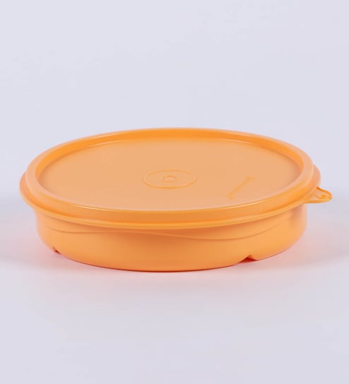 Buy Tupperware Orange Plastic 350 ML Divided Dish Lunch Box - Set of 2 ...