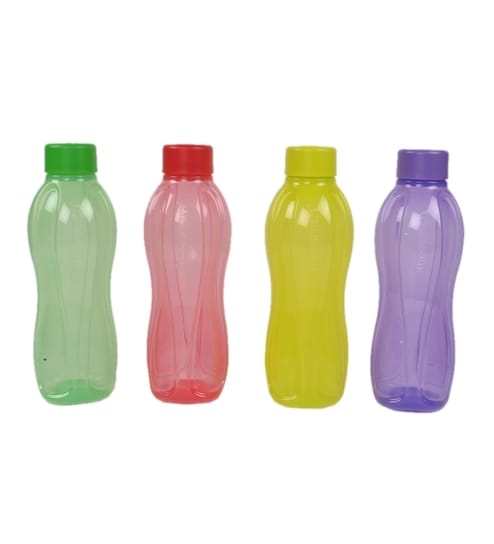 Buy Tupperware Plastic 500Ml Water Bottle (Set Of 4 Bottles) Online ...