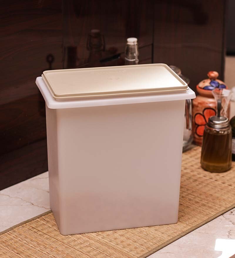 Buy Tupperware Beige Rice/Atta Storage Container (10 Kg) Online