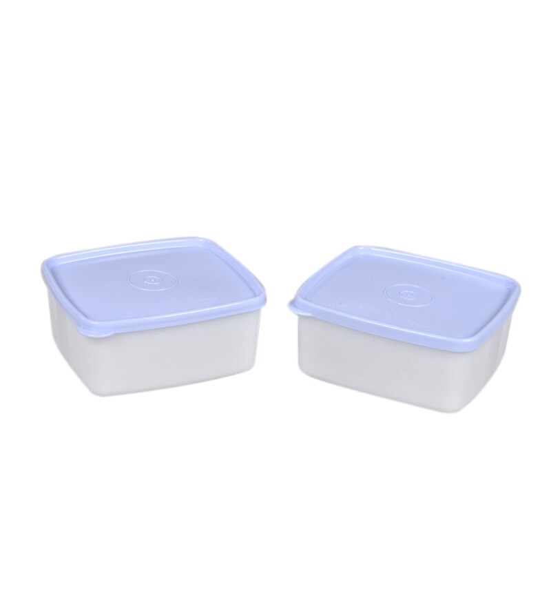 Buy Tupperware Cool & Fresh Blue 500 ML (Each) Freezer Box - Set of 4 ...