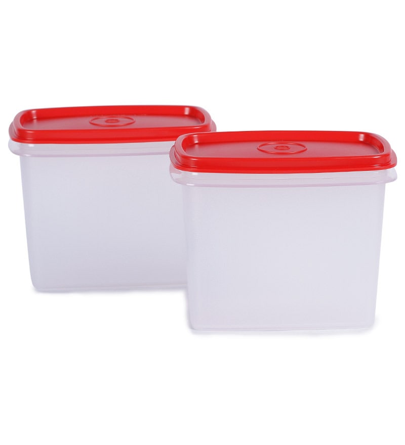 Buy Tupperware Cool & Fresh Blue 500 ML (Each) Freezer Box - Set of 4 ...