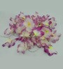 Downward Purple & White Plastic Flower Diwali String Light